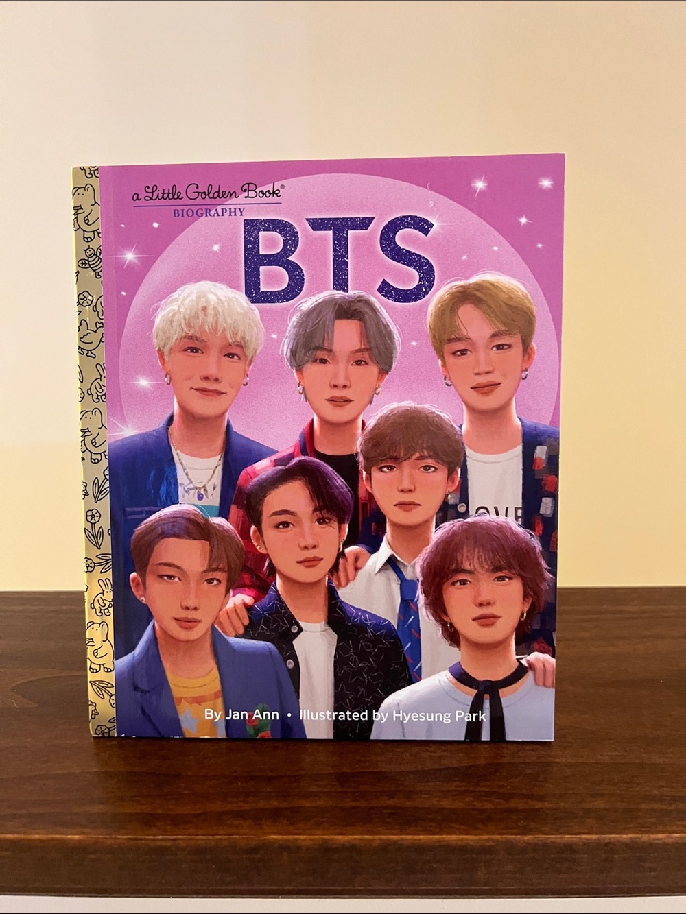 BTS Little Golden Book - Pink Illustrated Biography